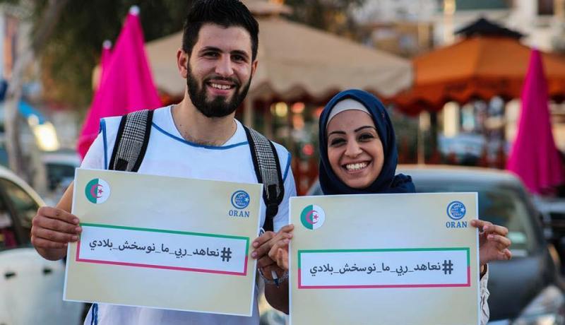 في وهران..”نعاهد ربي ما نوسخش بلادي”