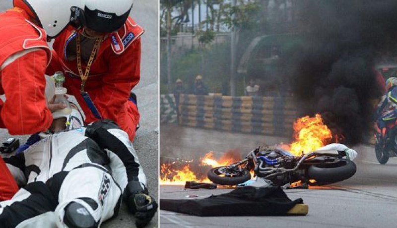 وفاة محترف سباقات الدراجات النارية كارييرا في ماكاو إثر حادث تصادم