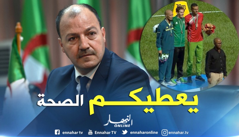 حطاب يهنئ بورعدة ولحولو بمداليتيهما الذهبيتين