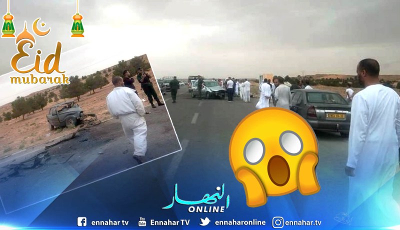 الأغواط : قتيل و جريحان في حادث مرور بتاويالة