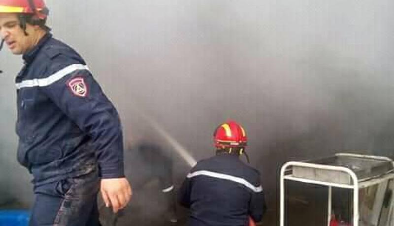إصابة طالبين ونيران تلتهم غرفة بها بطانيات بالاقامة الجامعية البليدة 2
