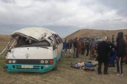 25 جريحا في انقلاب حافلة بولاية تيارت