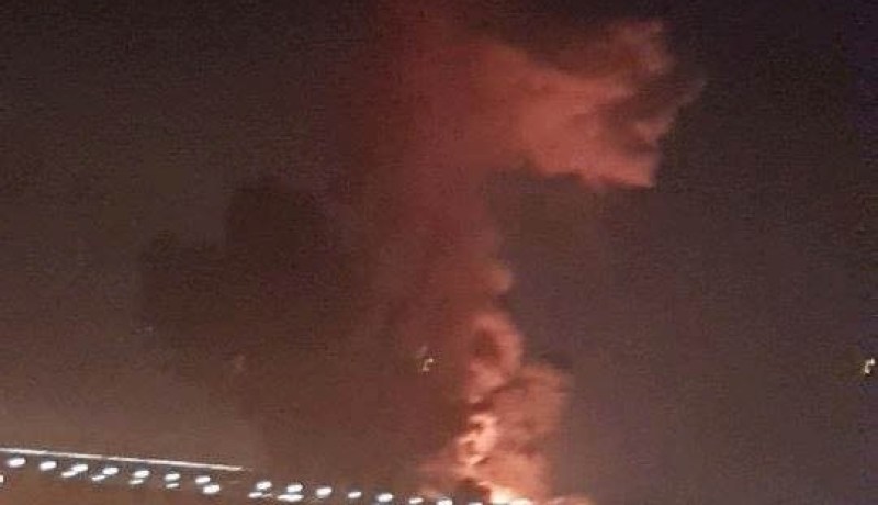 بالفيديو والصور.. إنفجار ضخم قرب مطار القاهرة