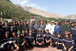 وزير الداخلية يحيي أعوان الحماية المدنية ويثني على جهودهم