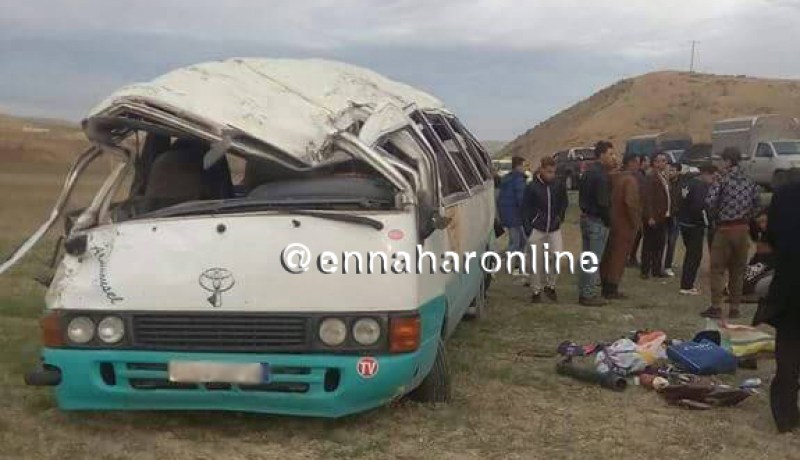 وفاة فتاتين وإصابة 15 آخرين في حادث مرور بأم البواقي