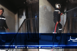 5 ضحايا في حريق مهول داخل عمارة بالأغواط