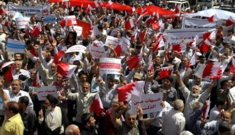 مظاهرات حاشدة في ايران احتجاجا على مشروع الاتحاد بين البحرين والسعودية
