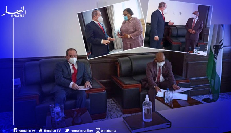 بوقادوم يجري مشاورات رفيعة المستوى بليسوتو