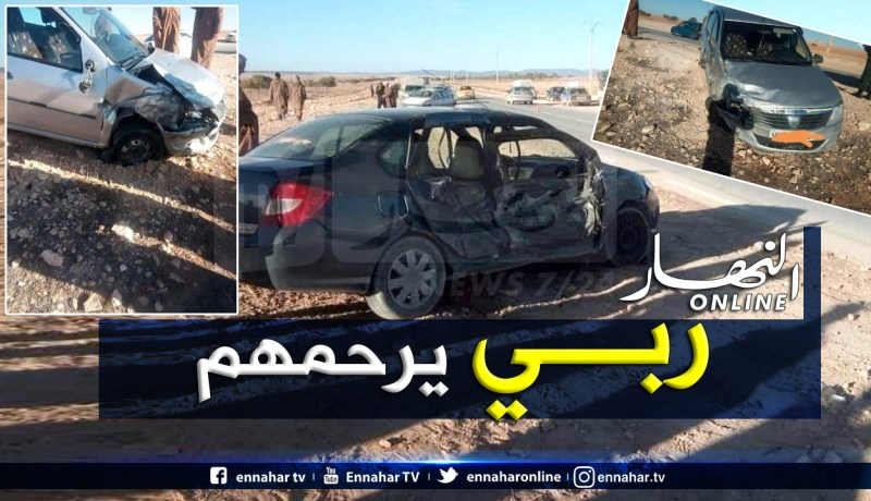 بالصور.. قتيلان و3 جرحى في حادثي مرور بدار الشيوخ والصقيعة في الجلفة