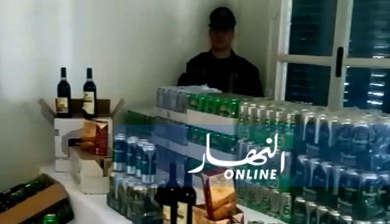 حجز 1174 قارورة خمر بدائرة سدراتة بسوق اهراس
