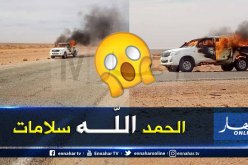 إليزي: إحتراق سيارة بالكامل بين أوهانت وعين أميناس