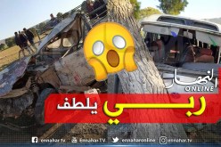 سيدي بلعباس.. هلاك شخص وإصابة 8 آخرين في إصطدام حافلة بسيارة