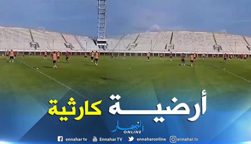 بالفيديو … البنينيون يتعمدون عدم عَشب أرضية الميدان  !!