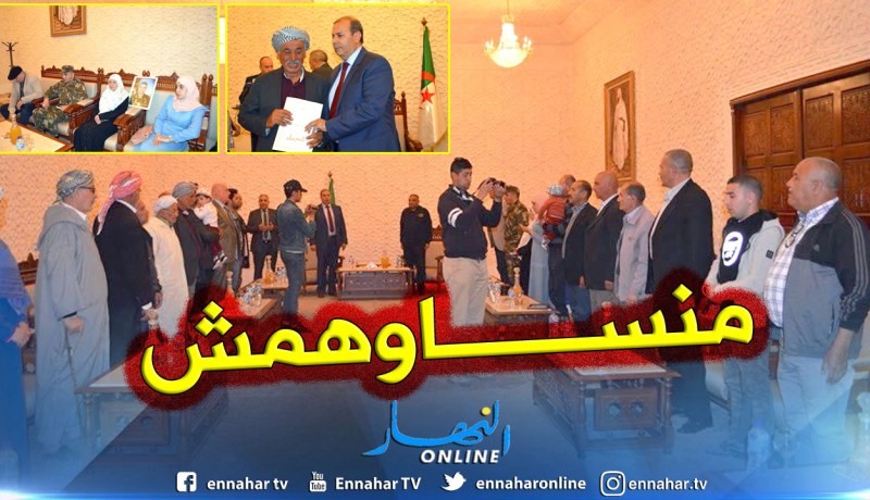 الشلف تكرم عائلات شهداء الطائرة العسكرية “بوفاريك”