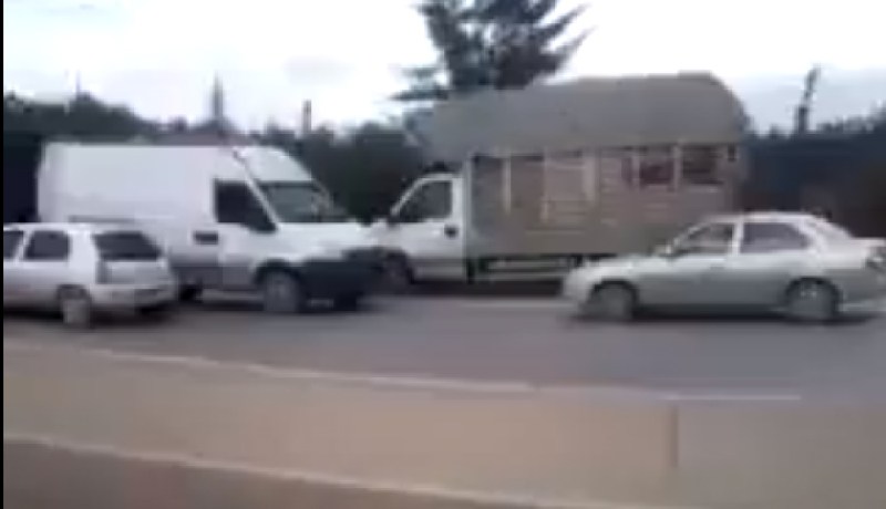 خالوطة كبيرة في الطريق السيار