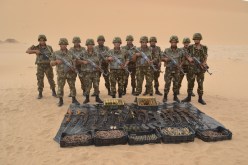 حجز كمية كبيرة من الاسلحة الثقيلة وقنابل يدوية في برج باجي مختار