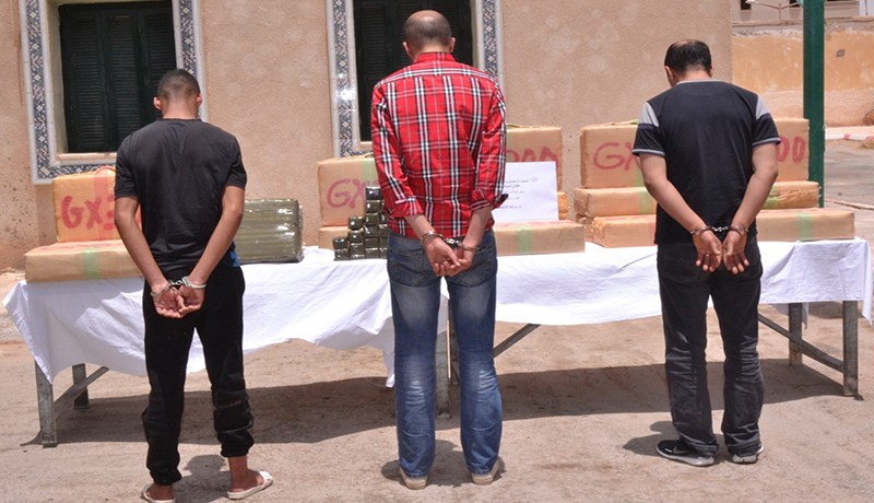 درك تلمسان يحبط محاولة إغراق العاصمة بـ3,5 قنطار من الكيف