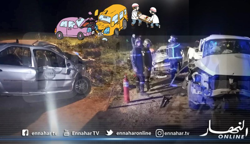 سيدي بلعباس.. قتيلان و7 جرحى في حادث مرور بالعمارنة