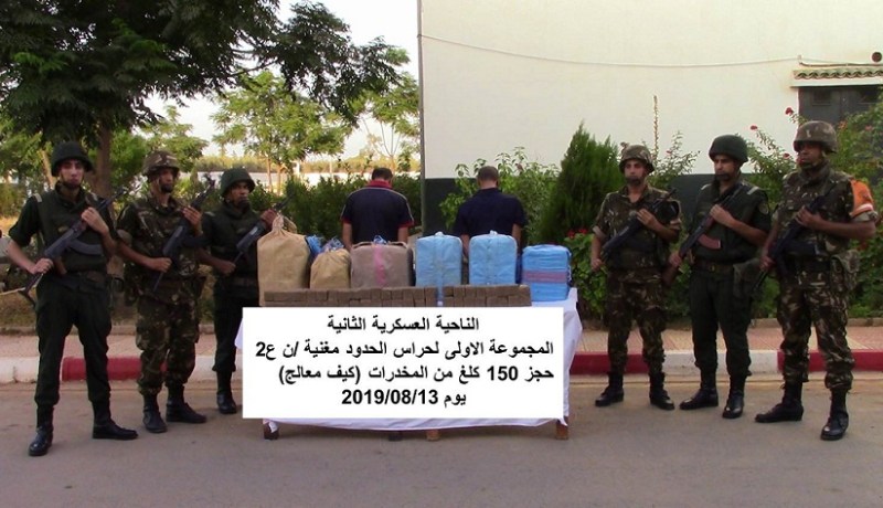توقيف 6 تجار مخدرات وضبط قنطار زطلة بتلمسان ووهران