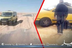 الوادي: الرياح تغلق الطريق بين الوادي وحاسي مسعود