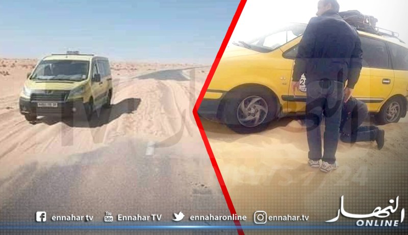 الوادي: الرياح تغلق الطريق بين الوادي وحاسي مسعود