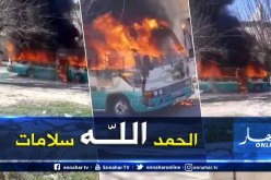 قابض يضرم النار في حافلة بملاكو بتيارت