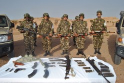 الجيش الوطني يحبط محاولة إدخال كمية من الأسلحة والذخيرة بمنطقة  تين زواتين