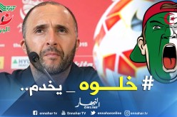 الجزائريون يُساندون بلماضي بحملة “خلوه يخدم”!