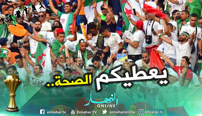 بالفيديو.. الجزائريون يُلهبون ملعب القاهرة بـ”فلسطين الشهداء”