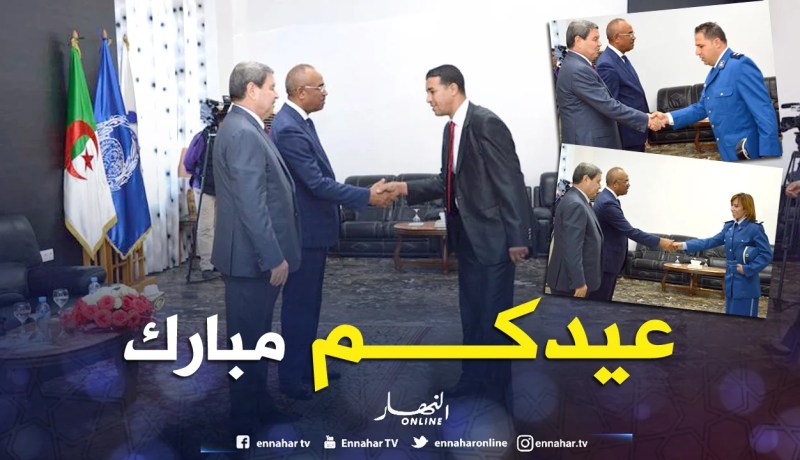بدوي واللواء هامل يهنئان منتسبي الأمن الوطني بمناسبة عيد الفطر