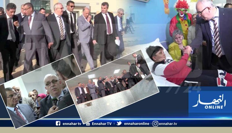 بالصور .. وزير الصحة في زيارة عمل وتفقد للعديد من المرافق الخاصة بقطاعه بوهران