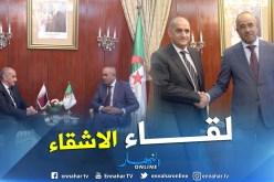 بالصور .. بدوي يستقبل سفير قطر بالجزائر