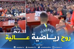 بالفيديو.. محرز يُغادر ملعب “الأنفيلد” تحت تصفيقات أنصار ليفربول