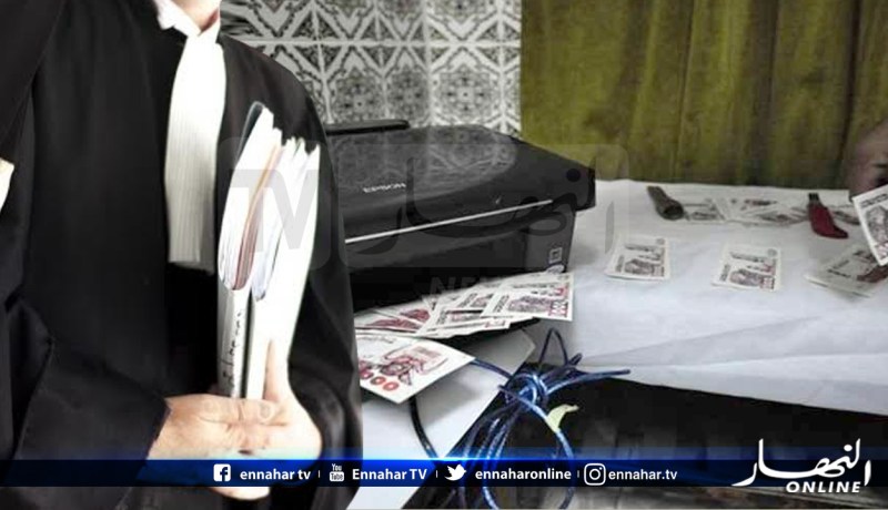 البليدة: محامي لدى محكمة بوفاريك ضمن شبكة لتزوير النقود