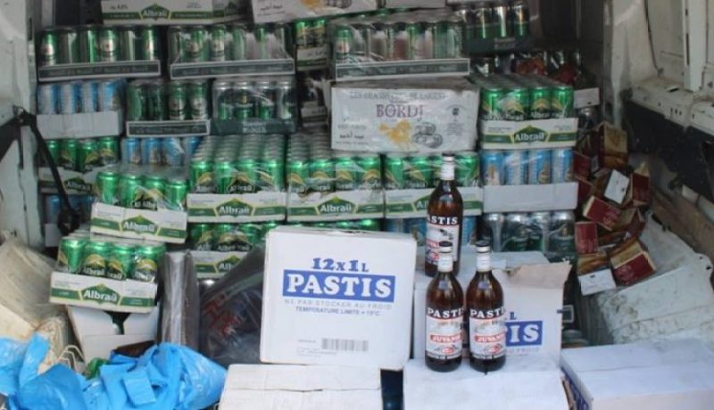 حجز أزيد من 12400 وحدة خمر بخميس مليانة في عين الدفلى
