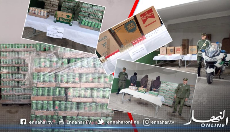 عنابة: حجز 24 ألف قاروة خمر وقرابة 14 ألف خرطوشة سجائر