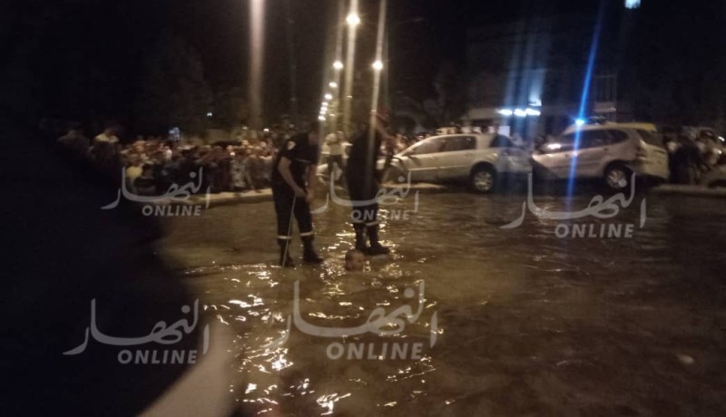 بالفيديو.. لحظة إنتشال جثة الطفل المفقود إثر الأمطار الطوفانية بتبسة