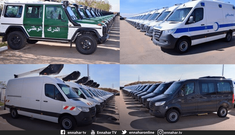 وزارة الدفاع: تسليم 727 مركبة مرسيدس بنز بتيارت