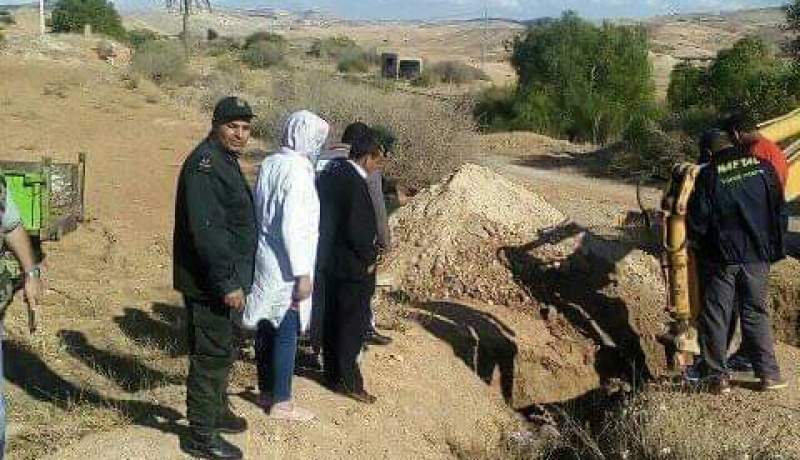 بالصور.. محافظة الغابات لولاية سيدي بلعباس تقوم بحرق ودفن ضبع