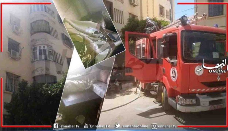 إندلاع حريق مهول بشقة في حي بن سونة بالشلف