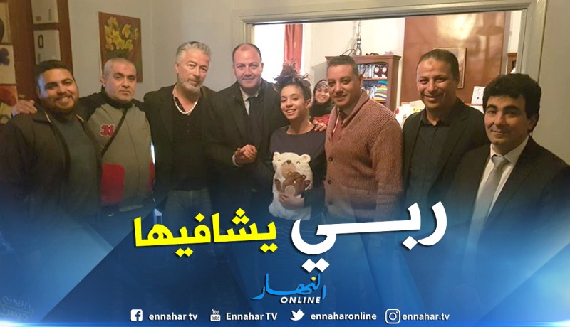 “حطاب” يطمئن على صحة السباحة “إيمان زيتوني”