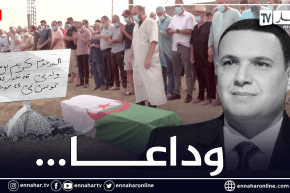 مؤثر.. لحظة تشييع جثمان الإعلامي “كريم بوسالم” بمقبرة ذراع بن خدة