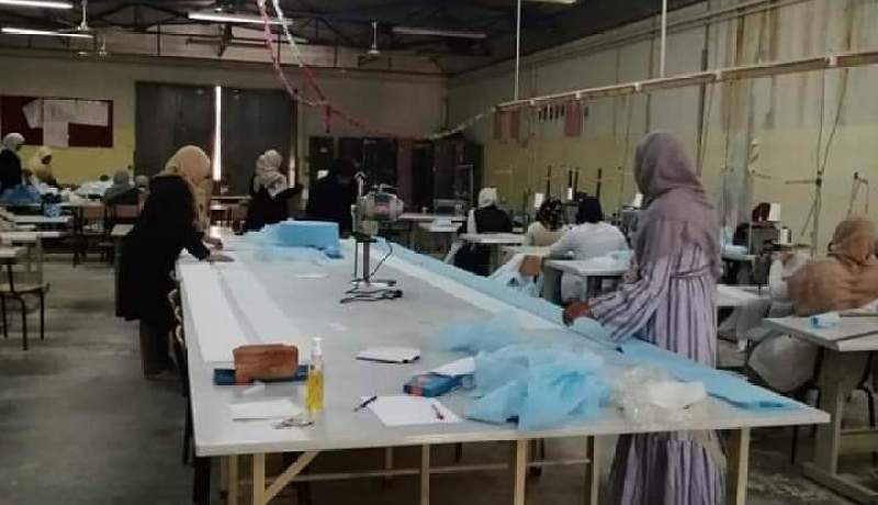 الوادي: خياطة 60 ألف كمامة بمواصفات طبية بالمغير