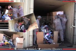 حجز 24 طنا من الألبسة والأحذية المستعملة مستوردة من اسبانيا بميناء وهران