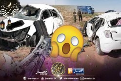 بالصور.. قتيل و5 جرحى في حادث مرور بالنعامة
