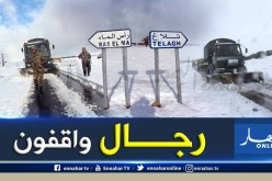 بالصور.. الجيش يتدخل لفك الحصار عن مواطنين حاصرتهم الثلوج في سيدي بلعباس