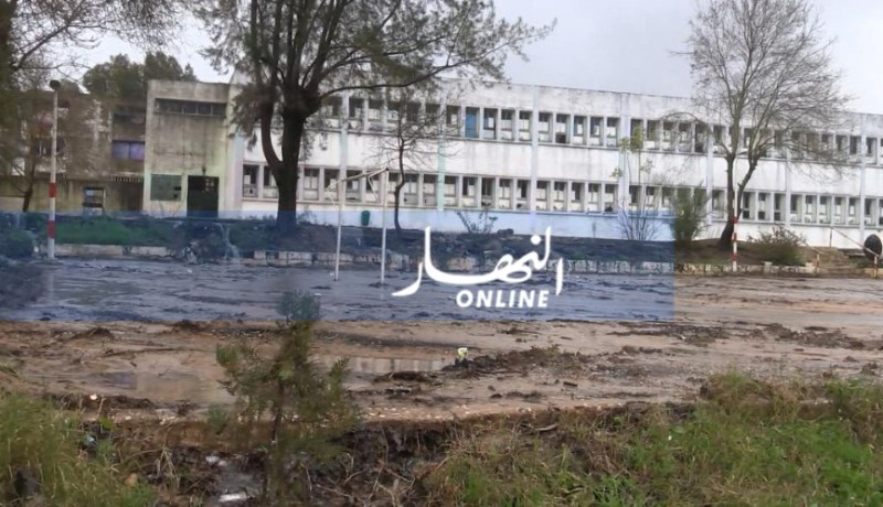 بالصور.. مدارس الطارف تغرق في الفيضانات والدراسة تتوقف