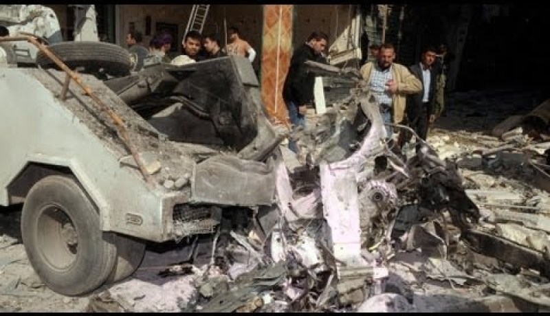 انفجار سيارة  بدمشق يخلف سقوط جرحى من قوات حفظ النظام
