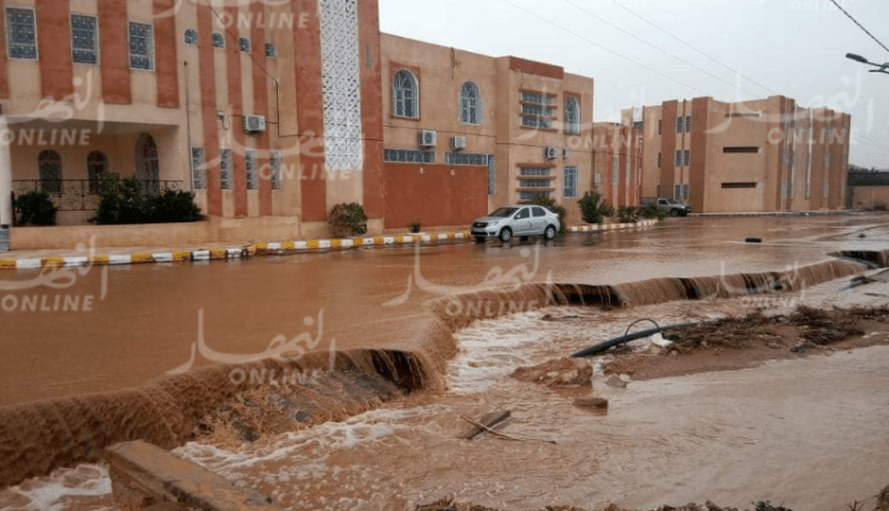 بالفيديو والصور.. رياح قوية مصحوبة بأمطار تضرب “الضاية بن صحوة” بغرداية