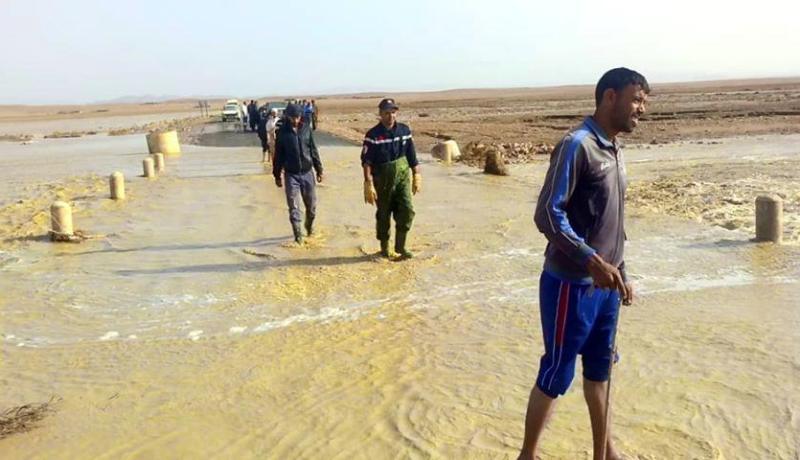 بالصور.. تدخلات فرق الحماية المدنية بالمسيلة خلال السيول